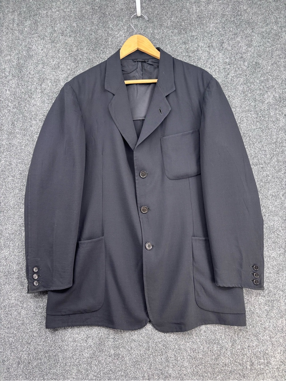 Ermenegildo Zegna Soft Black Quiet Luxury Modern Minimalism Men’s 46